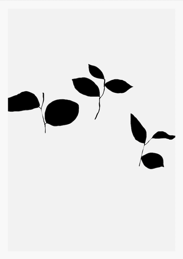 Botanical Plant Silhouette Wall Art III - Image 2