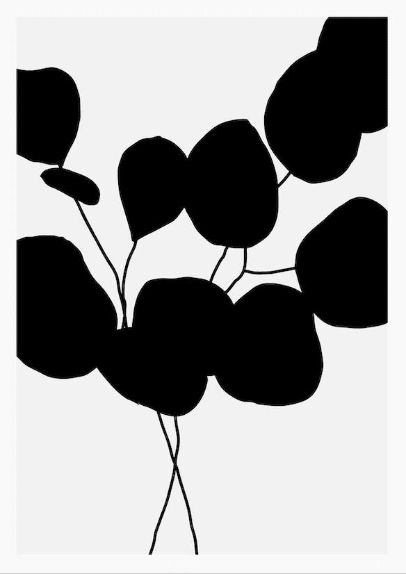 Botanical Plant Silhouette Wall Art IV - Image 2