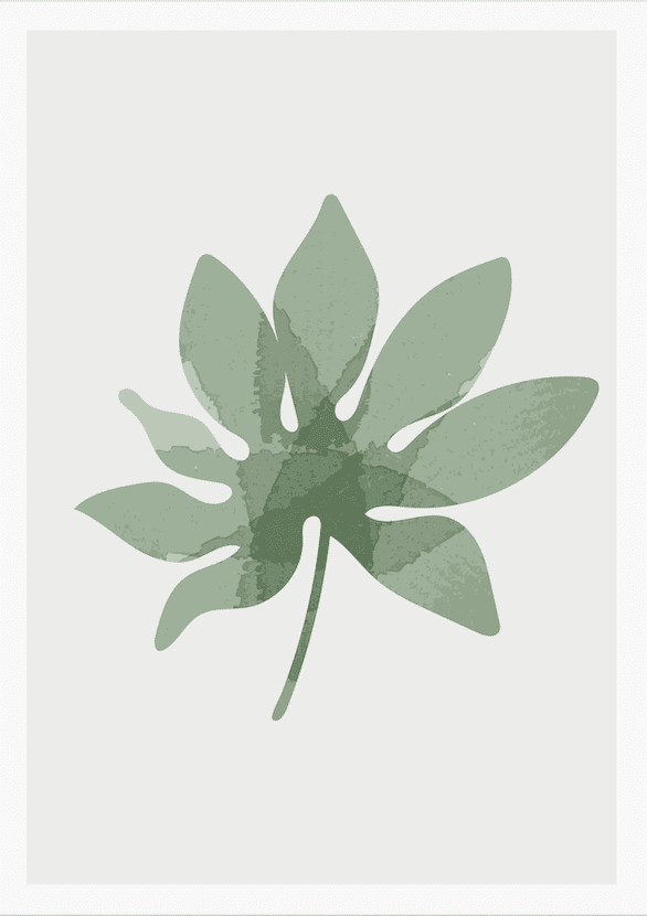 Tropical Leaf Illustration II - Image 2