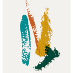 Abstract Brushstroke Medley Wall Art I