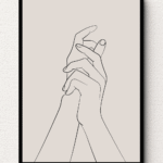 Affectionate Touch Abstract Wall Art
