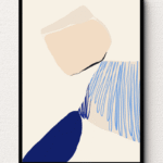 Abstract Aesthetic Shape Wall Art III