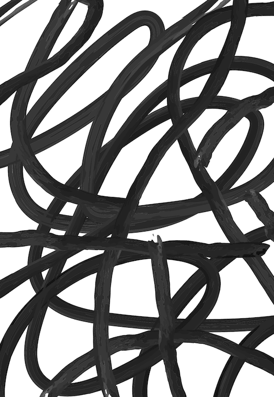 Modern Noir Expression Wall Art IV - Image 2