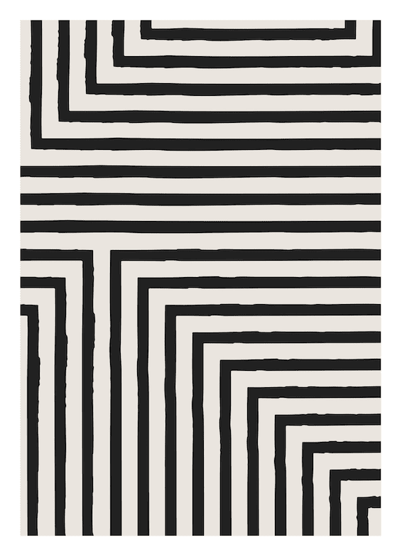 Geometric Pattern Abstract Wall Art II - Image 2