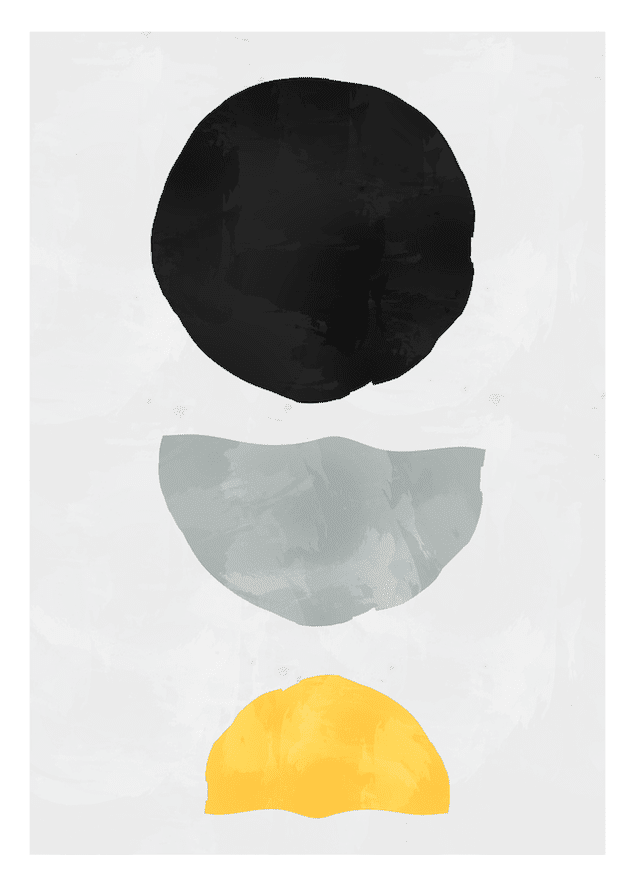 Harmony In Shapes Wall Art II - Image 2