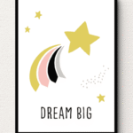 Dream Big Starburst Wall Art