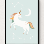 Celestial Unicorn Dreams Wall Art