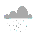 Monochrome Drizzle Wall Art