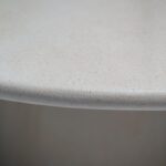 Abigail Off White Speckled Microconcrete Irregular Outdoor Dining Table