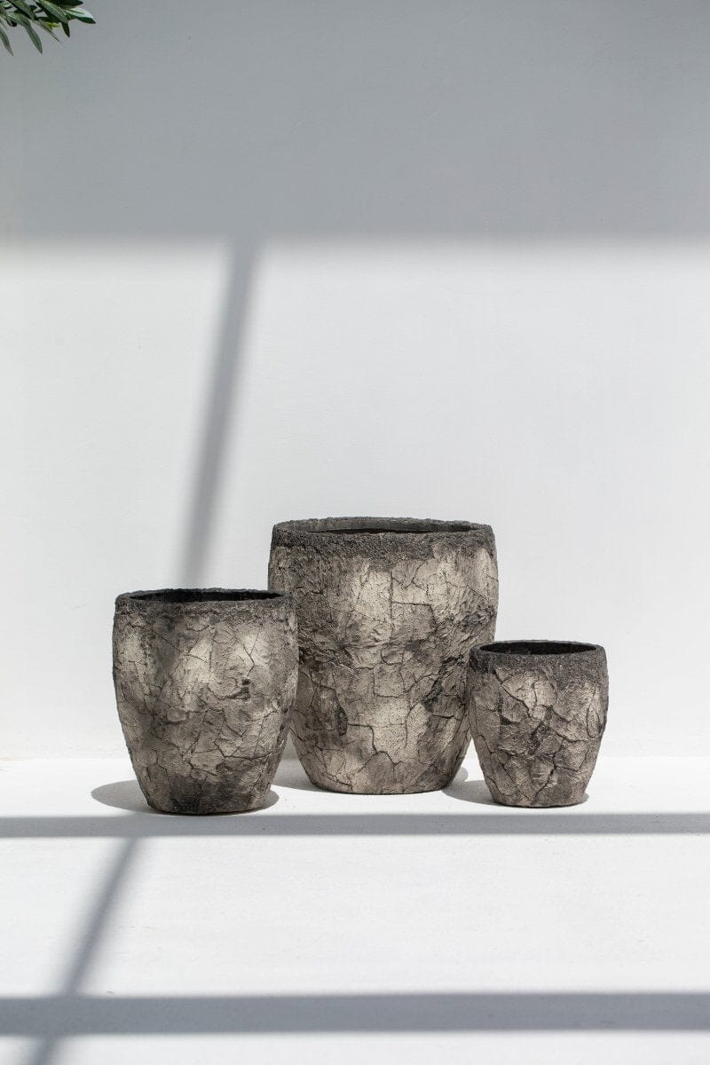 Grey Rustic Pot