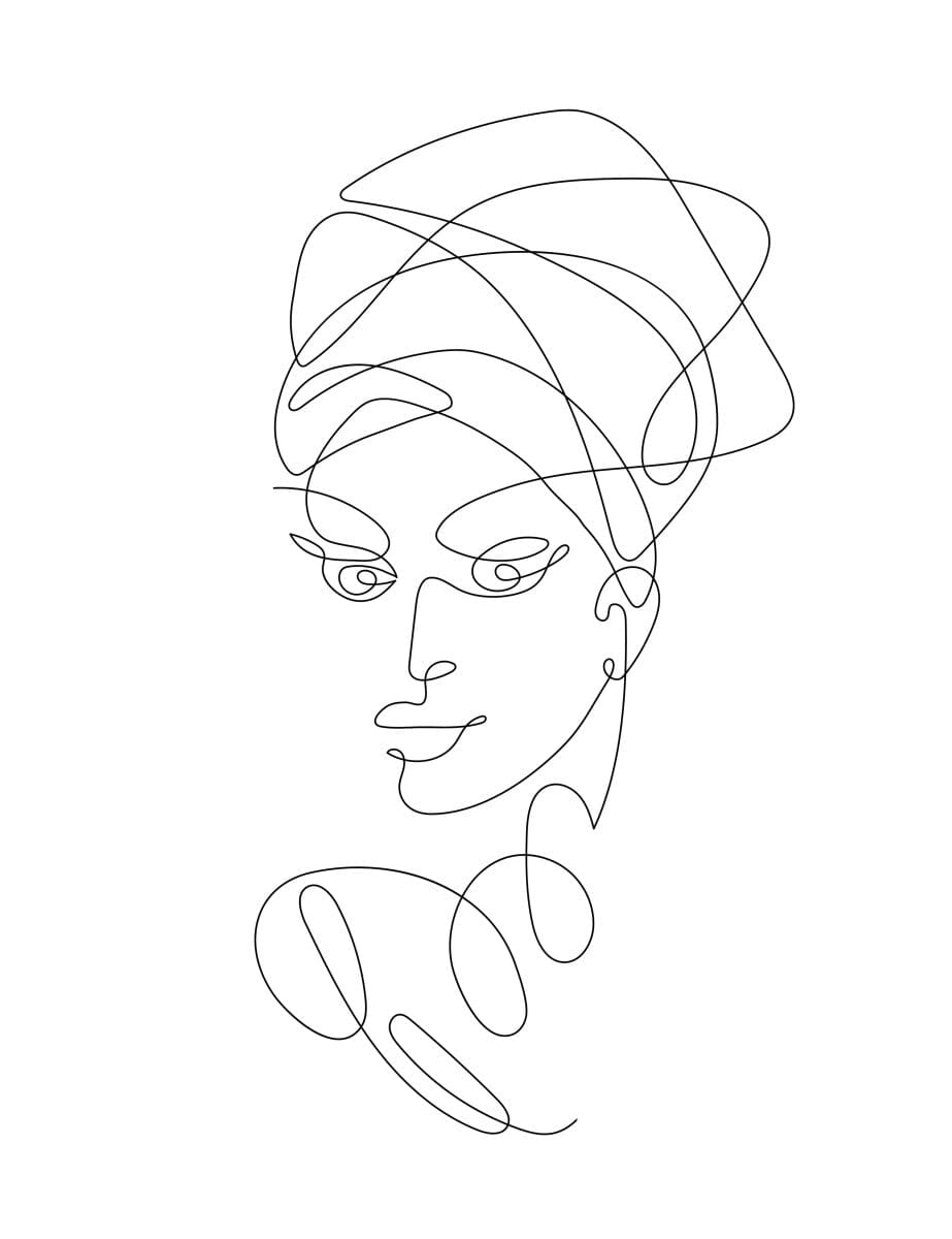 Pensive Portrait Wall Art - Image 2