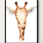 Graceful Giraffe Wall Art