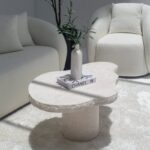Lysandra Honed Limestone Coffee Table