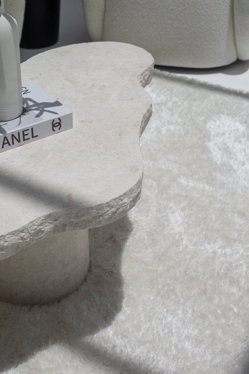 Lysandra Honed Limestone Coffee Table - Image 3