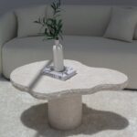 Lysandra Honed Limestone Coffee Table