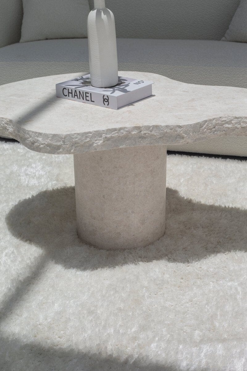 Lysandra Honed Limestone Coffee Table - Image 6