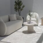 Lysandra Honed Limestone Coffee Table