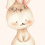 Blossoming Bunny Wall Art