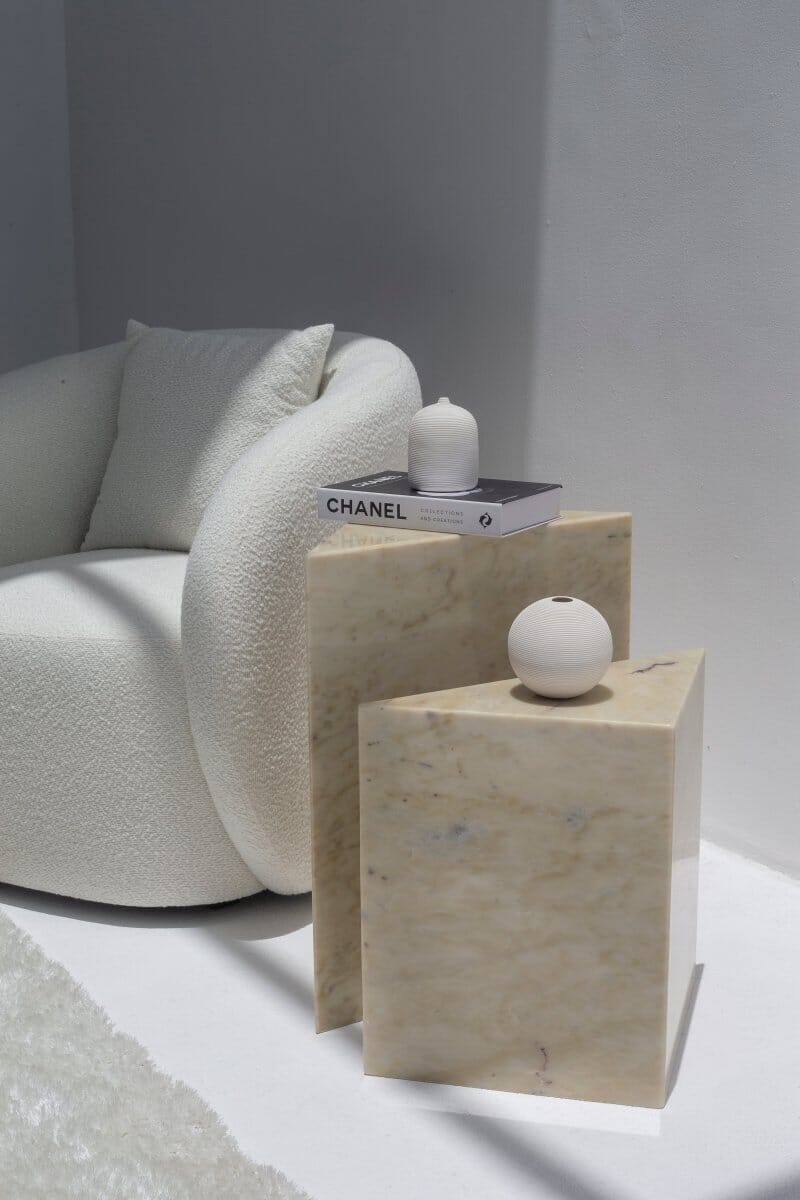 Ersa Green Onyx Marble Plinth
