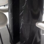 Cyrene Black Marquina Marble Dining Table