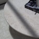 Petronia Oryx Marble Top Coffee Table (4 Base Colors)