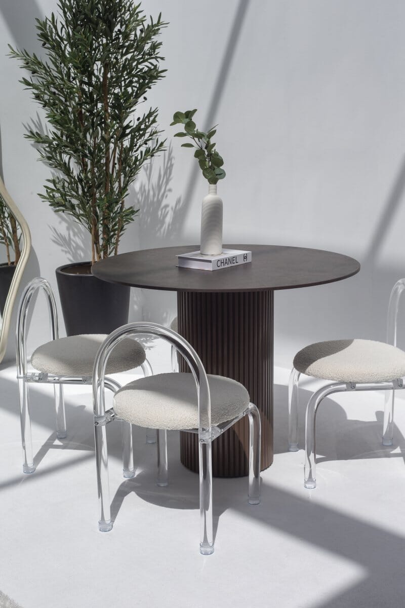 Cornelia Brown Dekton Dining Table (4 Base Colors) - Image 3