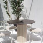 Cornelia Brown Dekton Dining Table (4 Base Colors)