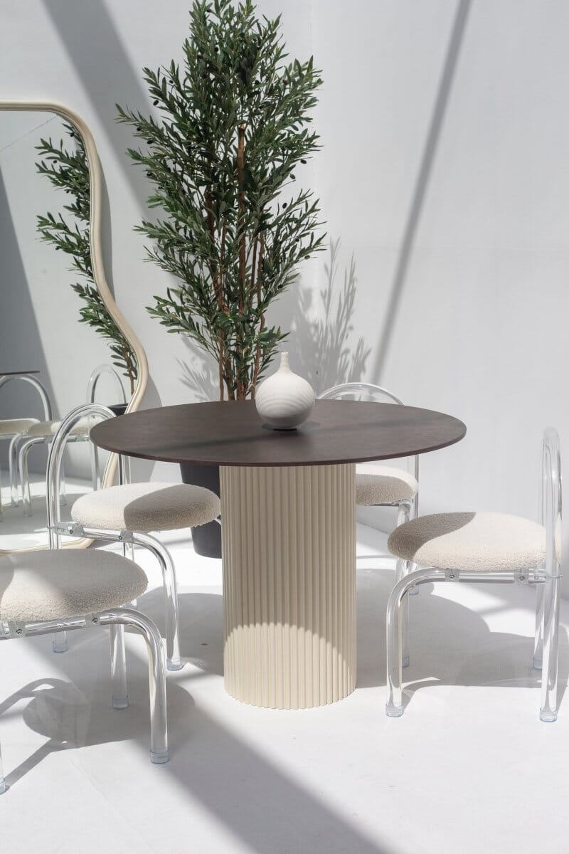 Cornelia Brown Dekton Dining Table (4 Base Colors) - Image 5