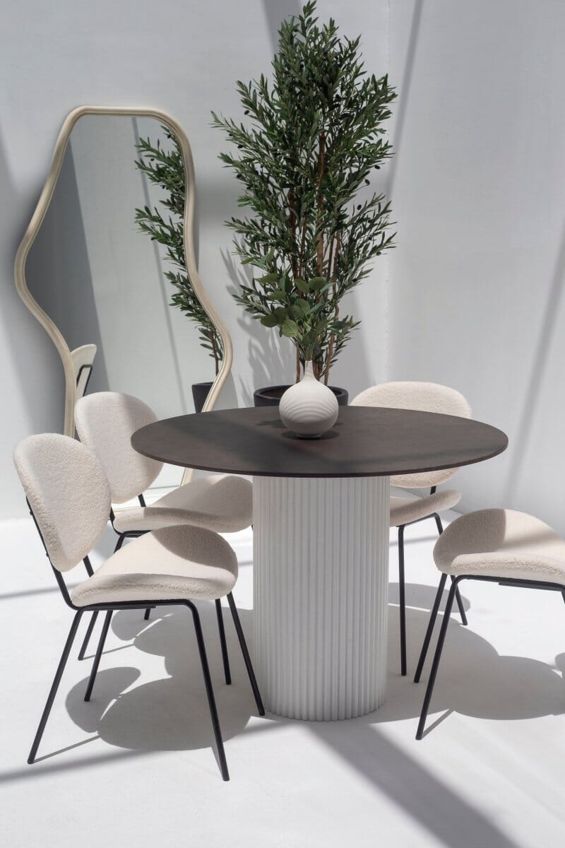 Cornelia Brown Dekton Dining Table (4 Base Colors) - Image 6