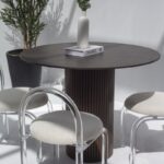 Cornelia Brown Dekton Dining Table (4 Base Colors)