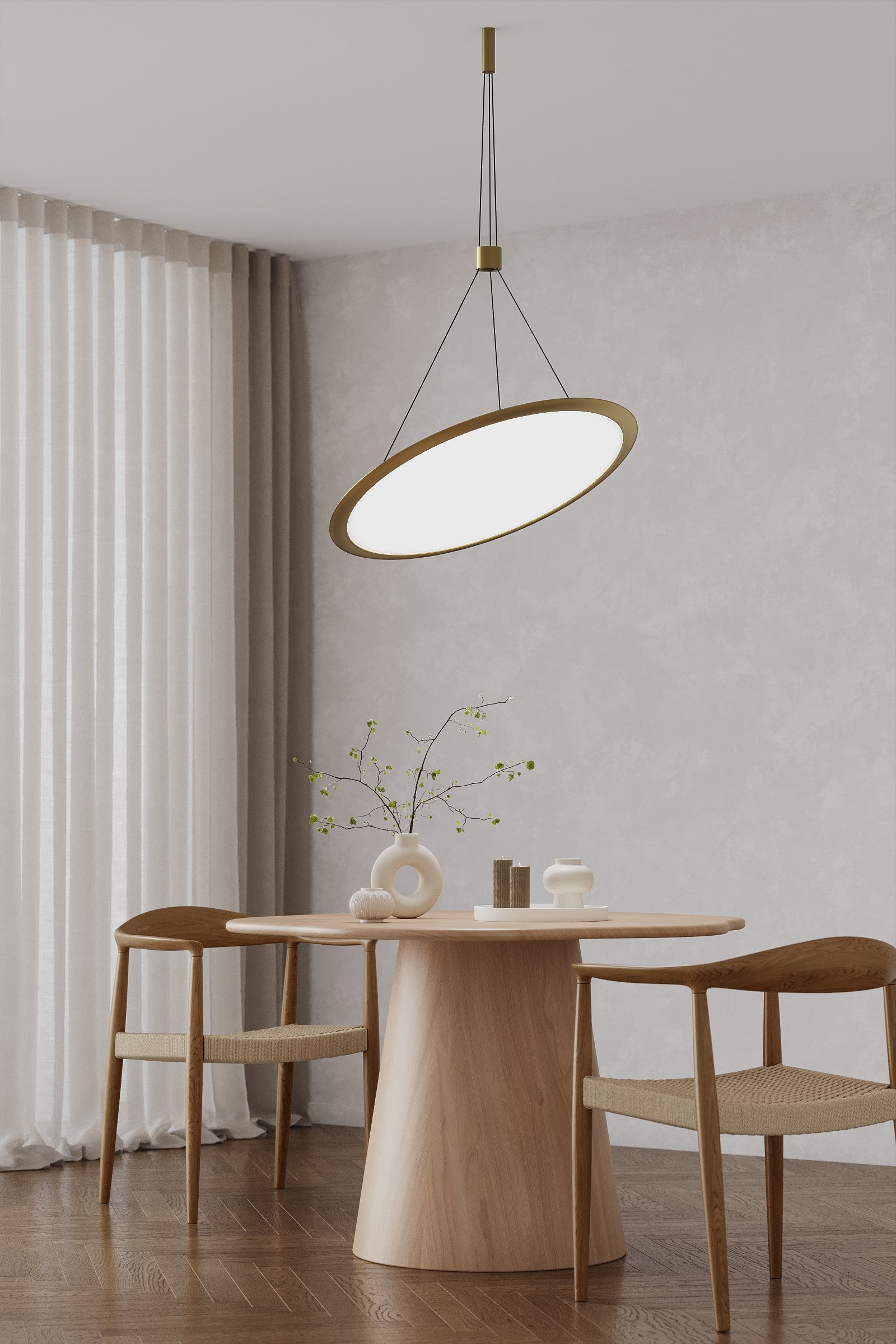 Halo Gold Adjustable Ceiling Lamp