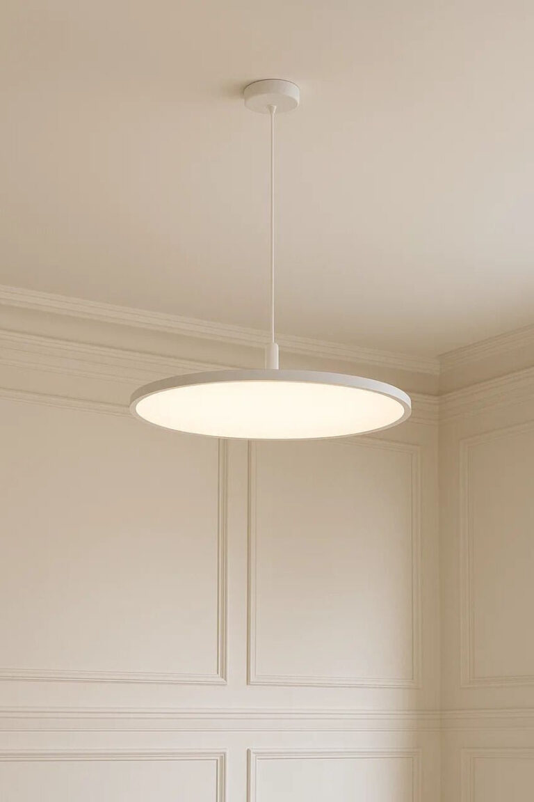 Elitaire White Ceiling Lamp