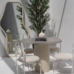 Cornelia Grey Dekton Dining Table (3 Base Colors)
