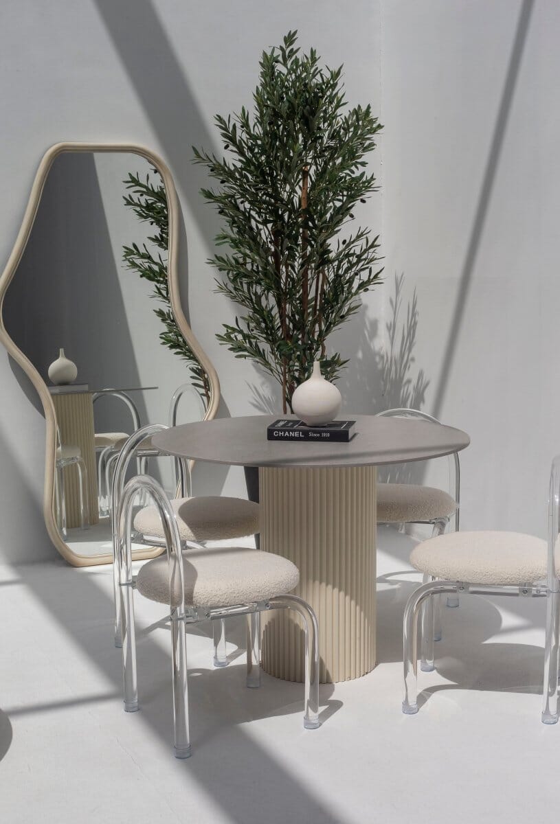 Cornelia Grey Dekton Dining Table (3 Base Colors) - Image 4