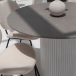 Cornelia Grey Dekton Dining Table (3 Base Colors)