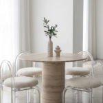 Pelagia Travertine Dining Table