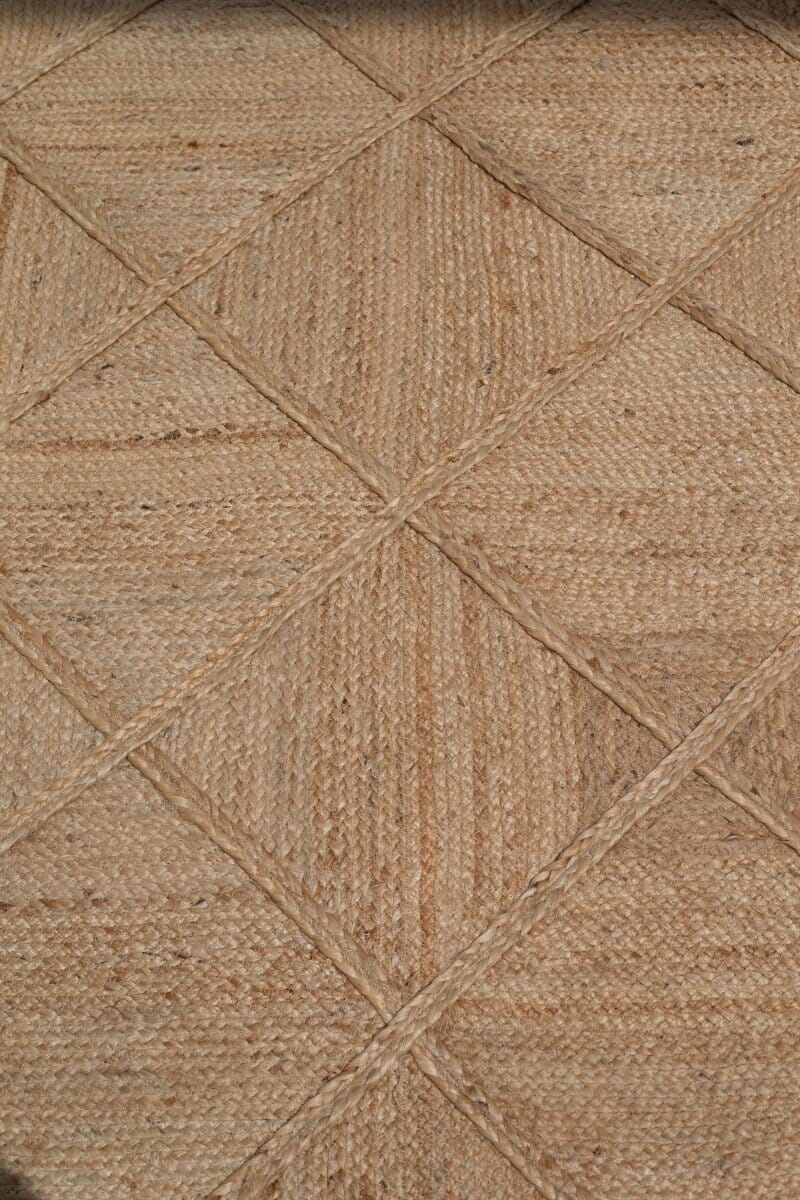 Timeless Diamond Trellis Jute Runner Rug - Image 3