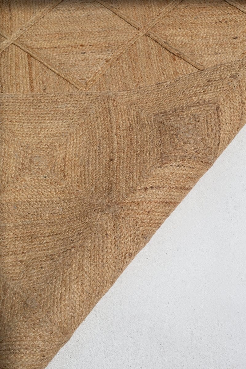 Timeless Diamond Trellis Jute Runner Rug - Image 4