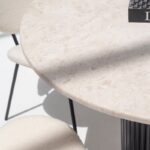 Cornelia Oryx Marble Dining Table (3 Base Colors)