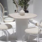 Cornelia Oryx Marble Dining Table (3 Base Colors)