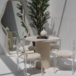 Cornelia Oryx Marble Dining Table (3 Base Colors)