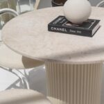 Cornelia Oryx Marble Dining Table (3 Base Colors)