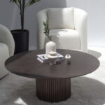 Petronia Brown Dekton Coffee Table (4 Base Colors)