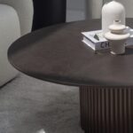 Petronia Brown Dekton Coffee Table (4 Base Colors)