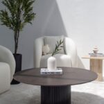 Petronia Brown Dekton Coffee Table (4 Base Colors)