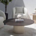 Petronia Brown Dekton Coffee Table (4 Base Colors)