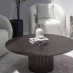 Petronia Brown Dekton Coffee Table (4 Base Colors)