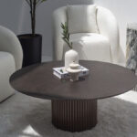 Petronia Brown Dekton Coffee Table (4 Base Colors)