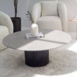 Petronia Gray Dekton Coffee Table (4 Base Colors)