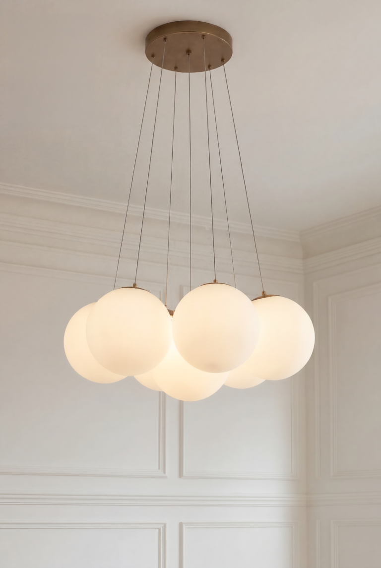 Cloudlight Harmony: Glass Bubble Ceiling Lamp